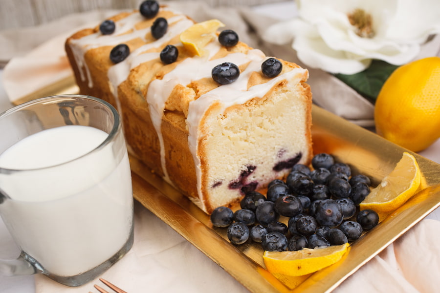 Emily's Lemon Blueberry Half Loaf